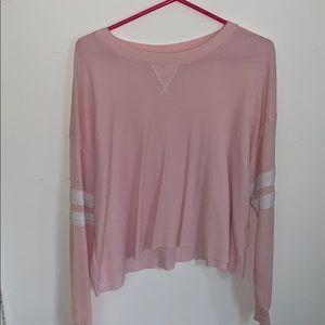pink hollister comfy top